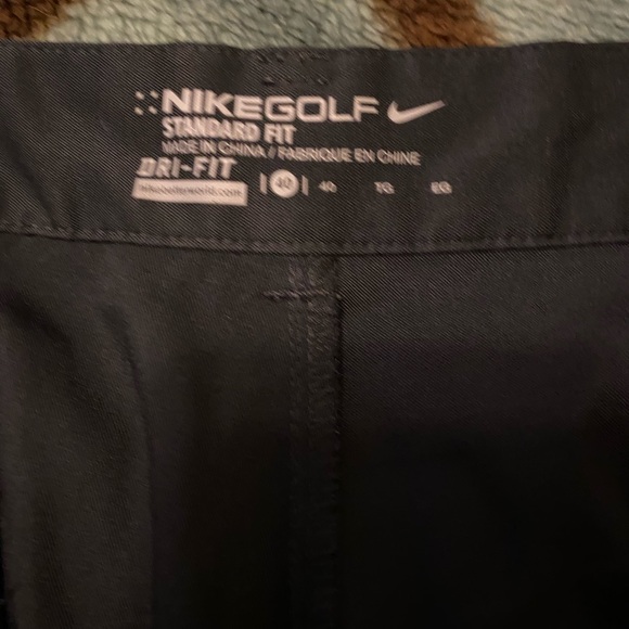 Nike Golf Black Dri-Fit Shorts Size 40 - Picture 2 of 4